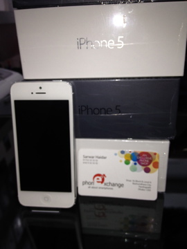 IPHONE 5 WHITE 64GB ONLY 7 DAY USED LIKE BRAND NEW NO SPOT large image 0