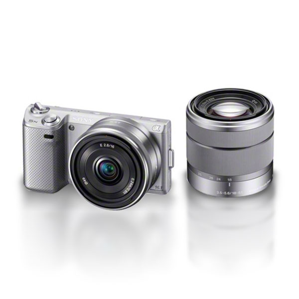 Sony Nex-5ND 16mm 18-55mm Kit Lens 16.1 Megapixel CMOS EXR large image 0