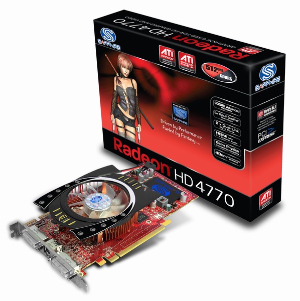 SAPPHIRE HD 4770 GDDR5 Lowest Price at over large image 0