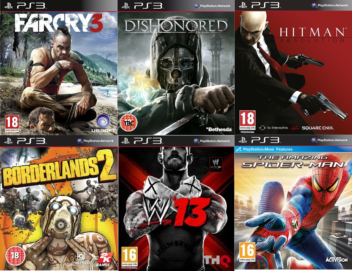 All Latest PS3 Games on 3.55 inc. FC 3 BO 2 AC 3 NFS MW large image 0