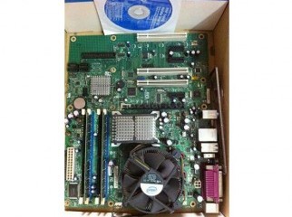 Intel Core 2 Duo and Intel DG965RY Motherboard. RAM also inc