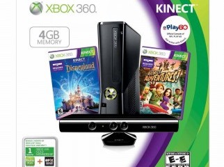 Xbox 360 gb kinect 2 games brand new USA