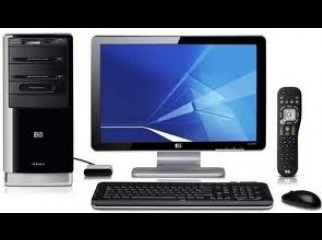 FRESH DELL HP BRAND PC With 15 NEW LCD MONITOR