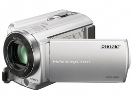 sony handy cam 80GB hard disk with 2GB card carrying bag large image 0