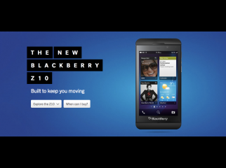 New arrival Blackberry Z10 at truefone Bashundhara City