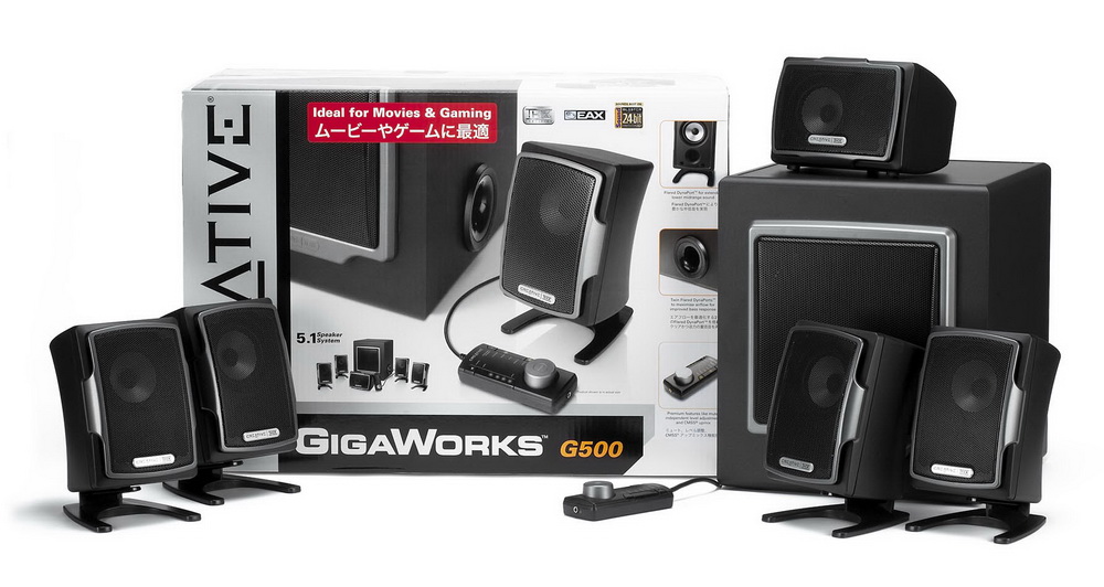 Creative Gigaworks G500 RMS 310W 5.1 Surround System  large image 0