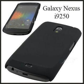 Samsung Galaxy Nexus I9250 Hard Back Cover Black large image 0