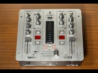 PRO MIXER VMX100 Professional 2-Channel DJ mixer with BPM