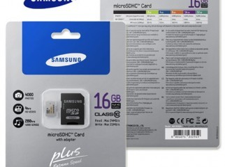 Intact Samsung 16GB Class 10 Microsd Card 1yrs Warranty