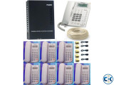 PABX Intercom Package 08-Line 08 Telephone Set Price in Bang