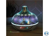 3D Ultrasonic Aroma Diffuser 7 LED Color Option