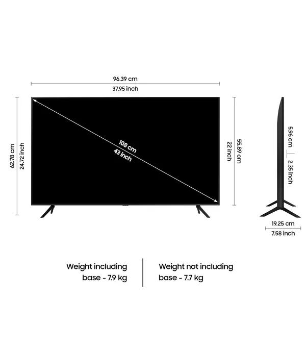 Samsung UA43CU7700 (43 inch) Ultra HD 4K LED Smart Tizen TV- image #4