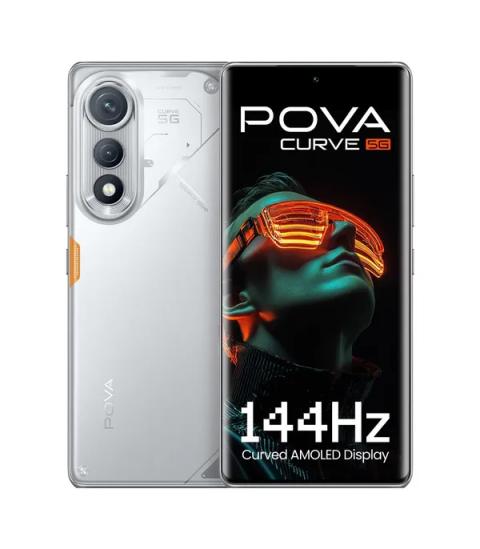 Tecno POVA Curve 5G (Magic Silver, 256GB ROM + 16GB RAM* (8GB + 8GB Extended) - Buy online at ClickBD