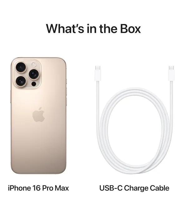 iPhone 16 Pro Max ( Desert Titanium, 256GB Storage, 8GB RAM) 48MP Fusion, 48MP Ultra Wide, Telephoto- image #6