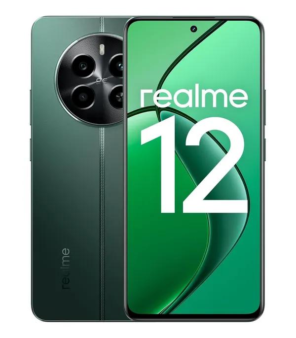 Realme 12 4G (Green, 64GB Storage, 6GB RAM) 108MP AI triple-camera- image #1