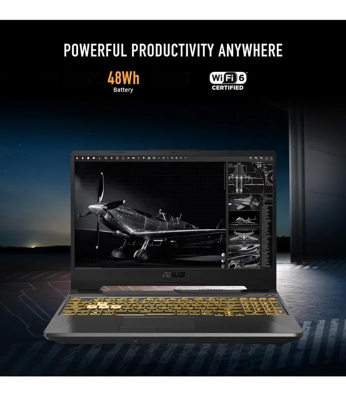 Asus TUF Gaming A15 FA506NCG Ryzen 7 7445HS RTX 3050 4GB Graphics (Graphite Black, 512GB SSD, 8GB DDR5 RAM) 15.6 inch FHD 144Hz Laptop- thumbnail #3
