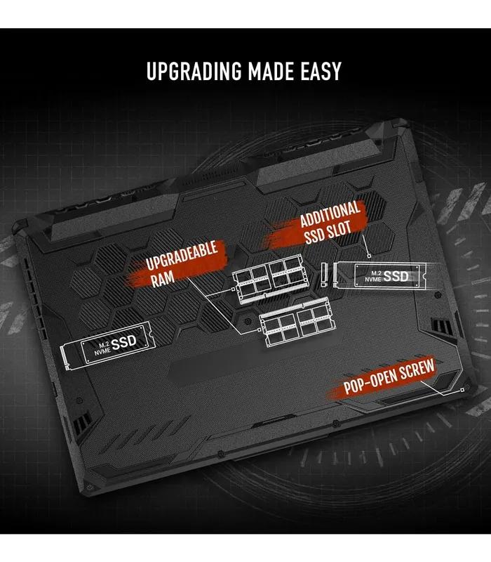 Asus TUF Gaming A15 FA506NCG Ryzen 7 7445HS RTX 3050 4GB Graphics (Graphite Black, 512GB SSD, 8GB DDR5 RAM) 15.6 inch FHD 144Hz Laptop- thumbnail #5
