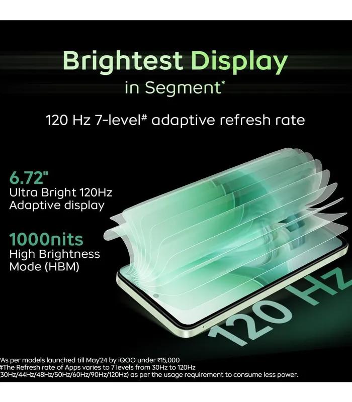iQOO Z9x 5G (Tornado Green, 128GB Storage, 6GB RAM)- image #4