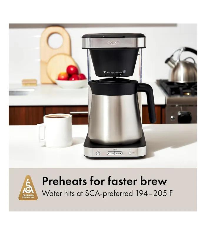 OXO Brew 8 Cup Coffee Maker, Stainless Steel- image #3