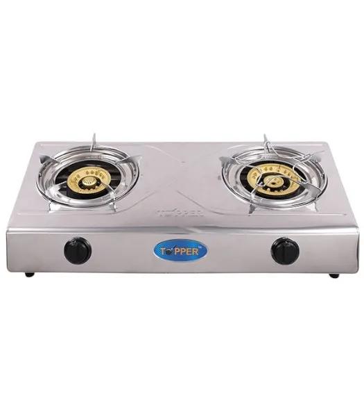 TOPPER Double SS Auto Stove Diana Gold LPG- image #2