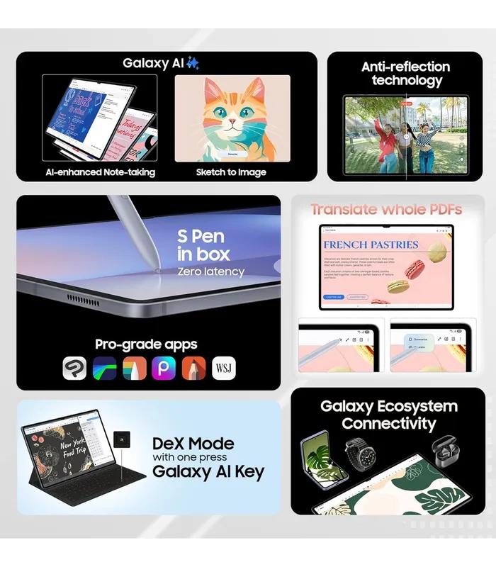 Samsung Galaxy Tab S10 Ultra (Platinum Silver, 256GB Storage, 12GB RAM) Wi-Fi Tablet- thumbnail #4
