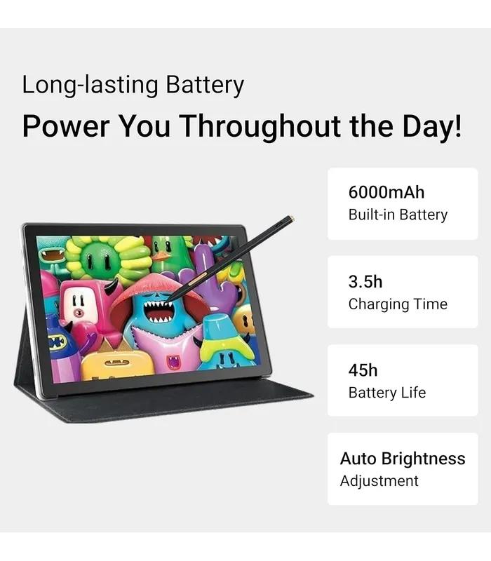 Huion Kamvas Slate 10 (Gray, 128GB Storage, 8GB RAM) 10.1-Inch FHD+ Android Drawing Tablet- thumbnail #5