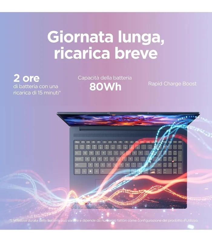 Lenovo IdeaPad Slim 5i 16IMH10 Core Ultra 5 135H (Cosmic Blue, 512GB SSD, 16GB DDR5 RAM)  16" WUXGA Laptop- thumbnail #2