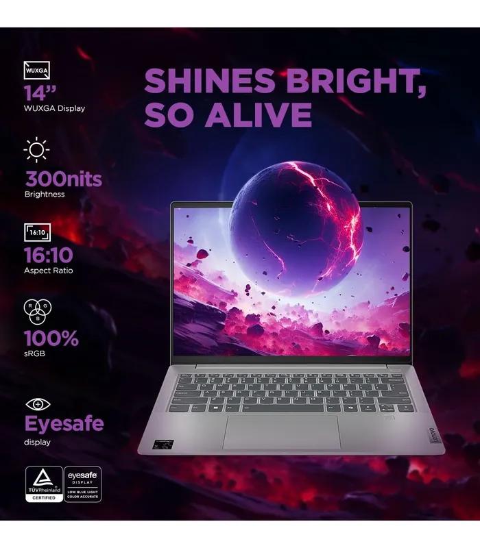 Lenovo IdeaPad Slim 5 14Q8X9 (Platinum Gray, 512 SSD, 16GB LPDDR5x5 RAM) Wi-Fi 7 14-inch Copilot Plus & AI Optimized Laptop- thumbnail #4