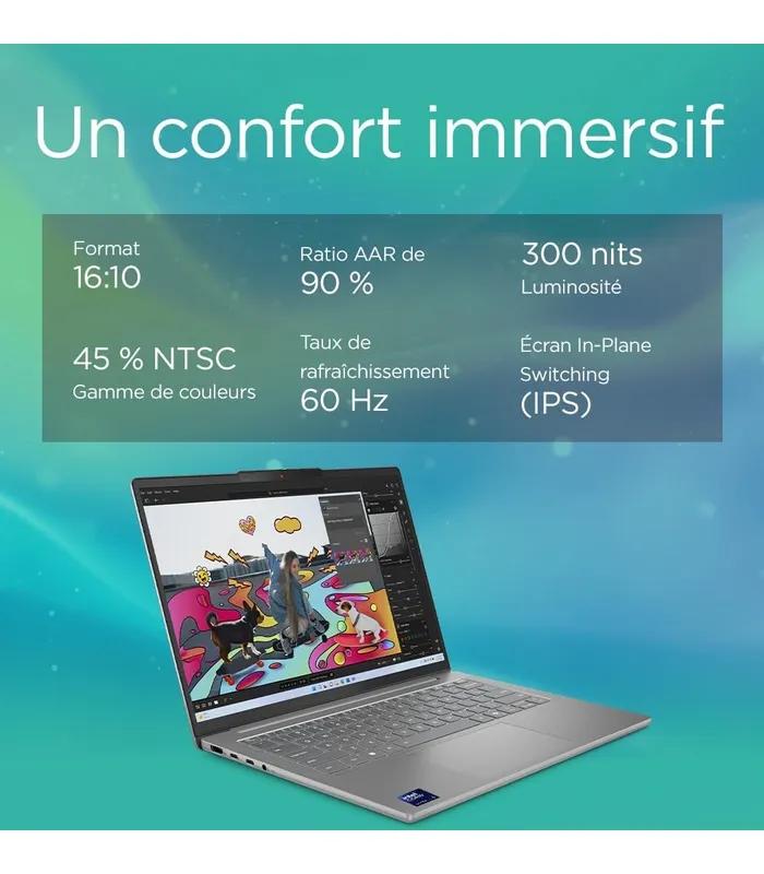 Lenovo IdeaPad Slim 5 14IMH10 Core Ultra 5 135H (Platinum Gray, 512GB SSD, 16GB DDR5-5600 RAM) 14" WUXGA Laptop- thumbnail #2