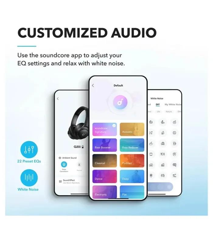Anker Soundcore Q20i Hybrid ANC Wireless Headphone- thumbnail #4