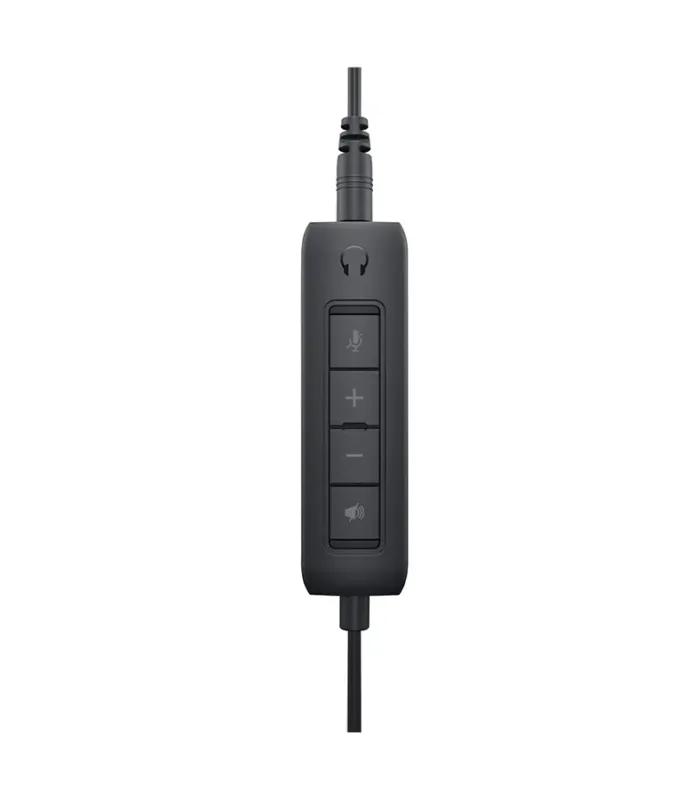 Dell WH1022 Wired Stereo USB Headphone (Black)- thumbnail #5