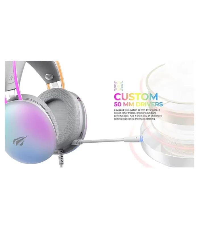 Havit Gamenote H2037d RGB Wired Gaming Headphone- thumbnail #4