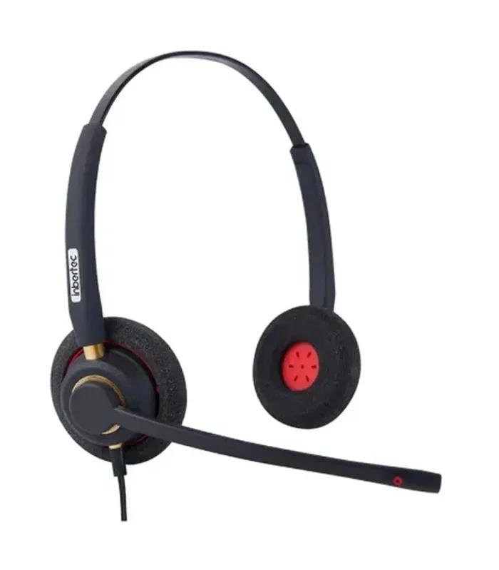 Inbertec UB800DM Wired USB Noise Cancelling Headphone