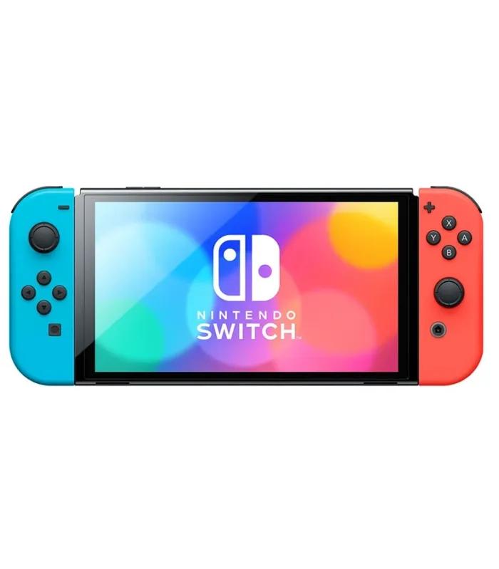 Nintendo Switch OLED Neon Blue/Red Gaming Console