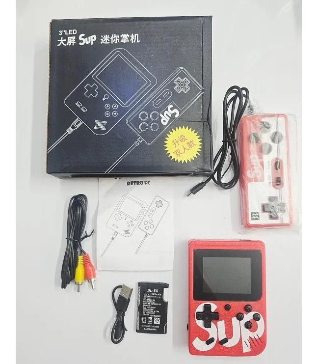 A4 Sup 400-in-2 Handheld Retro Game Box (Red)- thumbnail #2