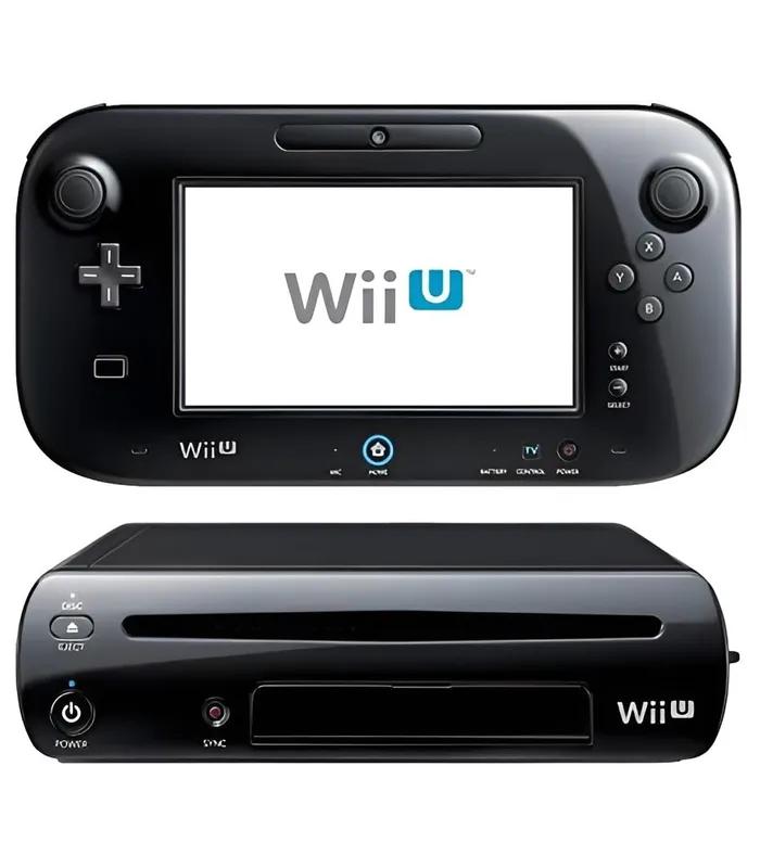 Nintendo Wii U Console - Black Deluxe Set- thumbnail #2