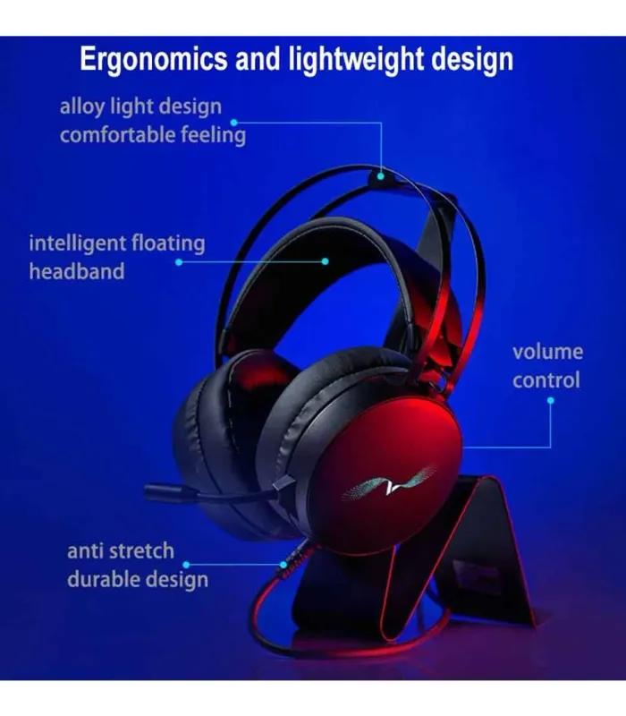 Rapoo VH310 Virtual 7.1 LED Gaming Headphone- thumbnail #6