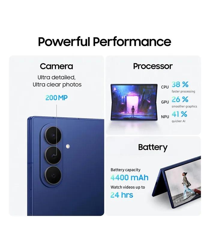 Samsung Galaxy Z Fold 7 (Jet Black, 256GB)- thumbnail #6