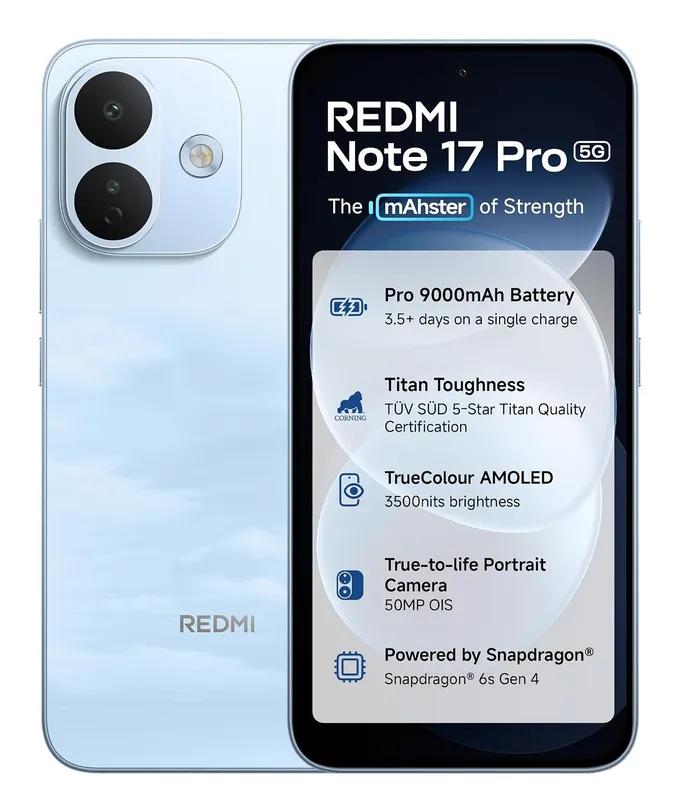 Redmi Note 17 Pro 5G (Cloud Blue, 128GB Storage)