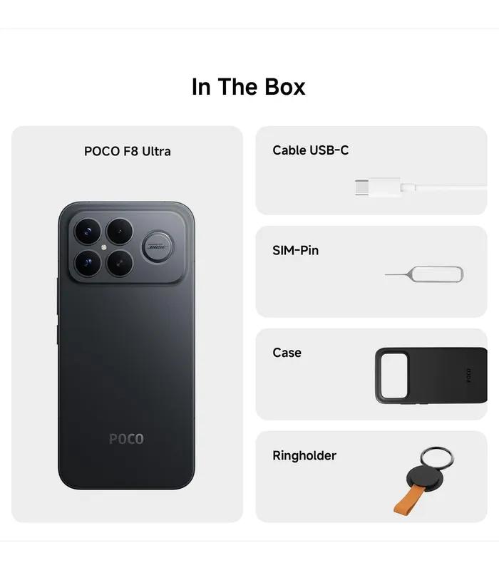 Poco F8 Ultra 5G (Black, 256GB Storage)- thumbnail #5