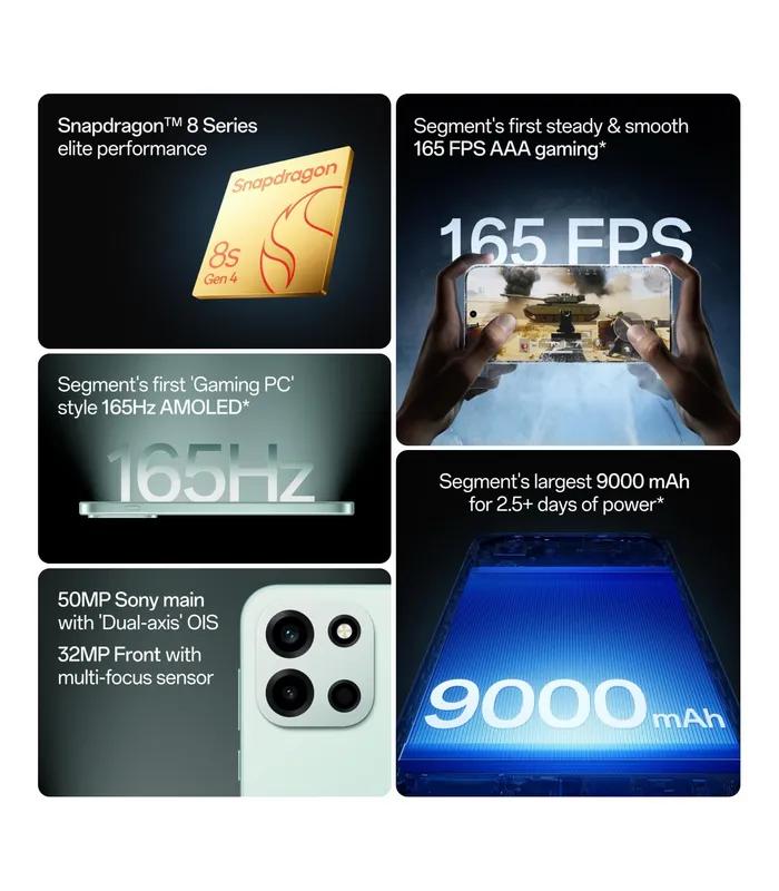 OnePlus Nord 6 5G (Pitch Black, 256GB Storage)- thumbnail #3