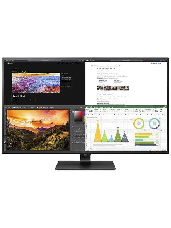 LG 43 inchs 4K UHD IPS USB-C HDR 10 Monitor, Response Time: 8 ms, 60 Hz Refresh Rate- image #1