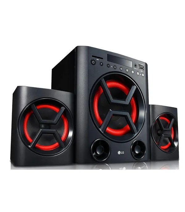 LG LK72B, Deep Bass, USB, SD Card and FM Radio 40 W Bluetooth Home Theatre Black, 2.1 Channel- image #1