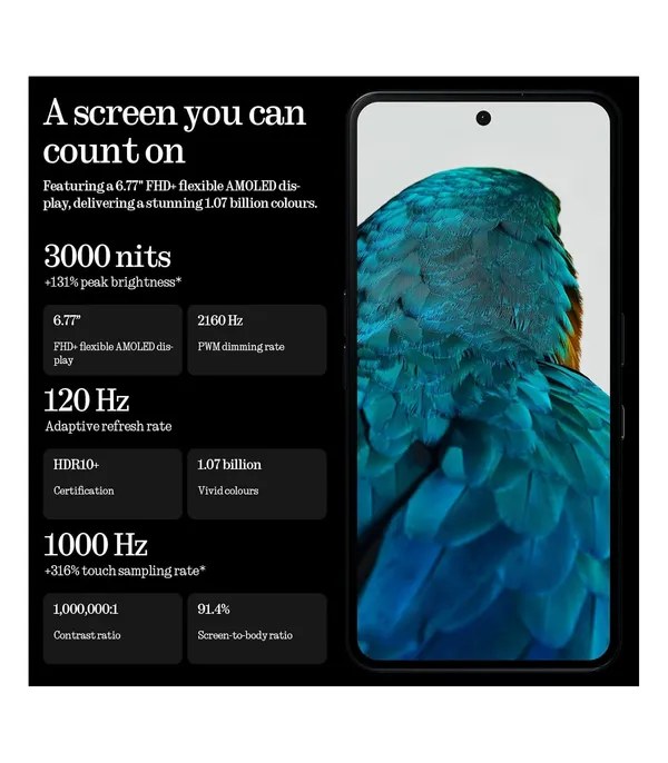 Nothing Phone (3a) Pro 5G (Grey, 128GB Storage, 8GB RAM)- image #6