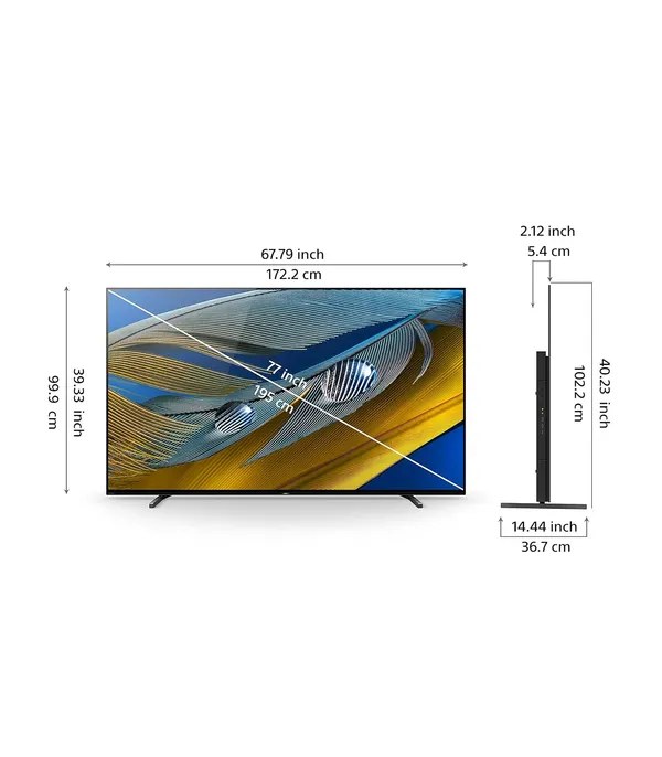 Sony Bravia XR-77A80J (77 inches) XR series 4K Ultra HD Smart OLED Google TV- image #6