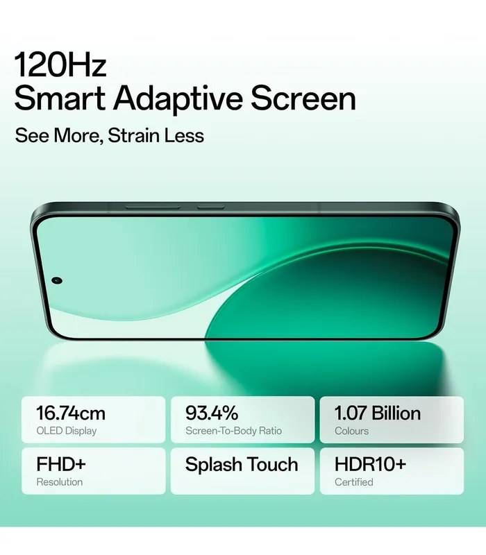 Oppo Reno14 5G (Mint Green, 256GB Storage, 12GB RAM)- image #4