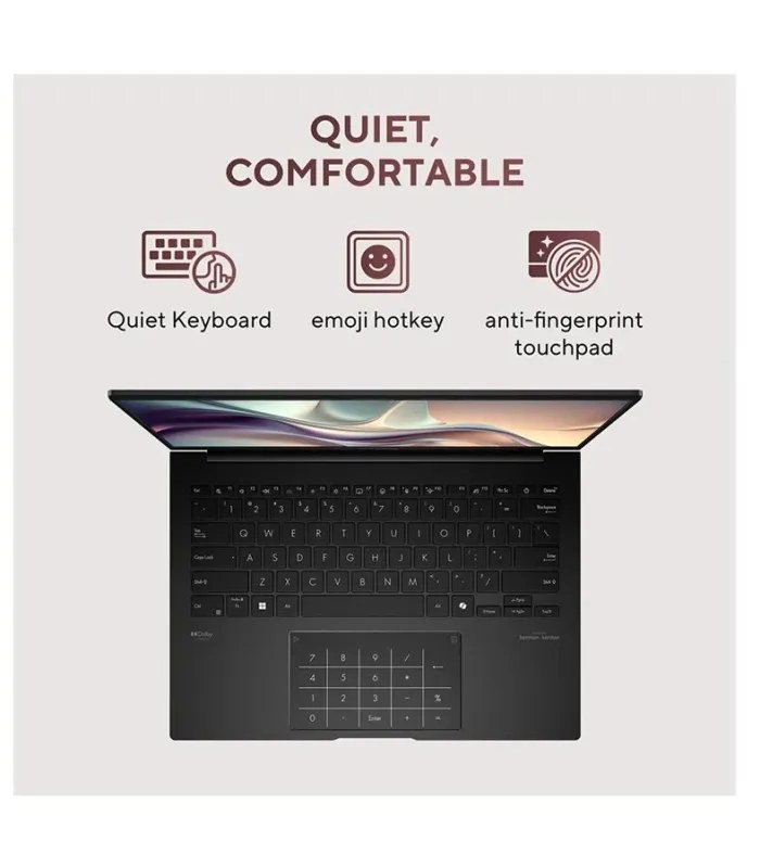 Asus Zenbook 14 OLED UM3406GA Ryzen AI 5-430 (Jade Black, 512GB SSD, 16GB DDR5 RAM) 14-inch Copilot+ PC Laptop- image #5