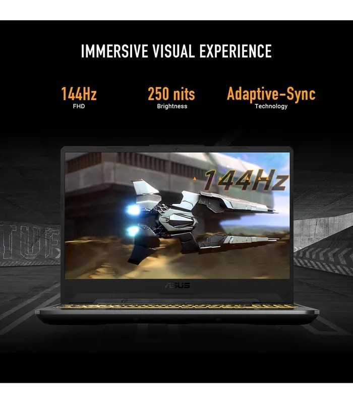 Asus TUF Gaming A15 FA506NCG Ryzen 7 7445HS RTX 3050 4GB Graphics (Graphite Black, 512GB SSD, 8GB DDR5 RAM) 15.6 inch FHD 144Hz Laptop- image #2