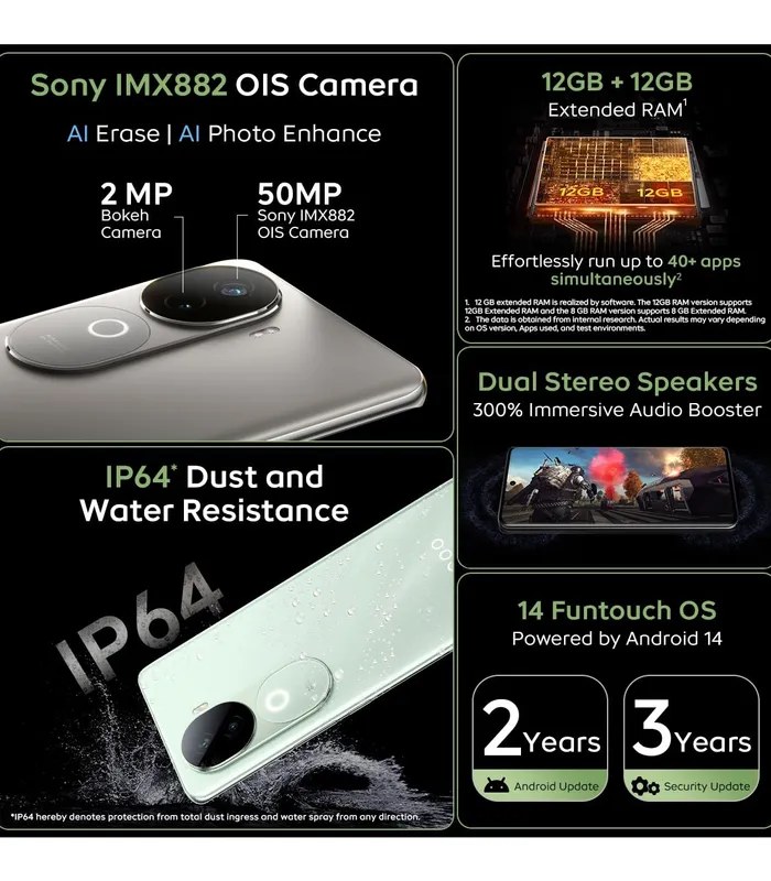iQOO Z9s 5G (Titanium Matte, 128GB Storage, 8GB RAM)- image #2