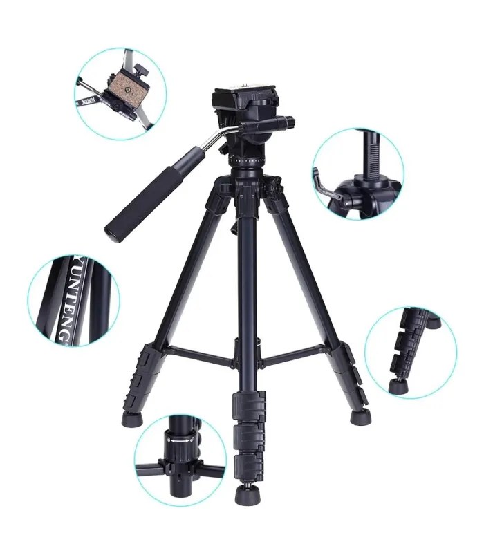 Yunteng VCT-691 Camera Tripod 3 leg positions- image #2